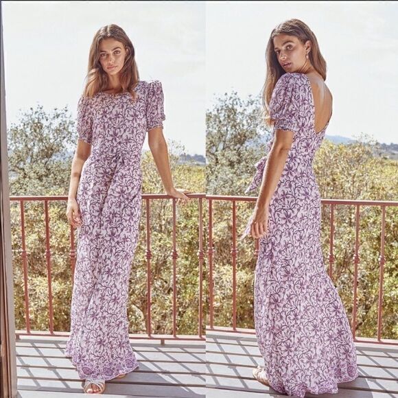 Anthropologie Saylor Ryland Maxi Dress Size M - Picture 1 of 6